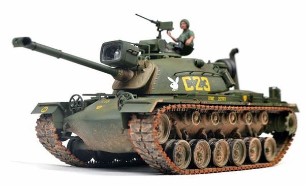 review mô hình xe tăng US M48A3 Patton 1/35 Tamiya 35120