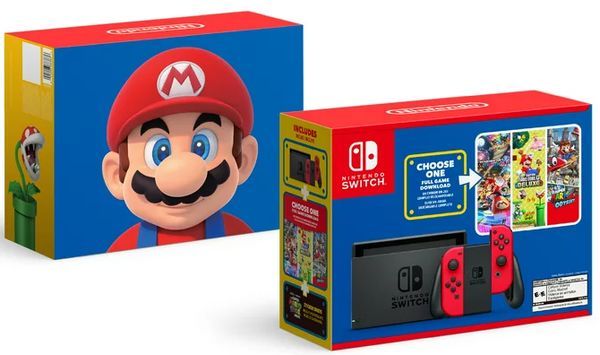 review Nintendo Switch New Version Mario Choose One Bundle