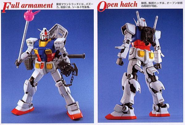robot Gundam RX-78-2 Ver 1.5 MG 1/100 chất lượng cao