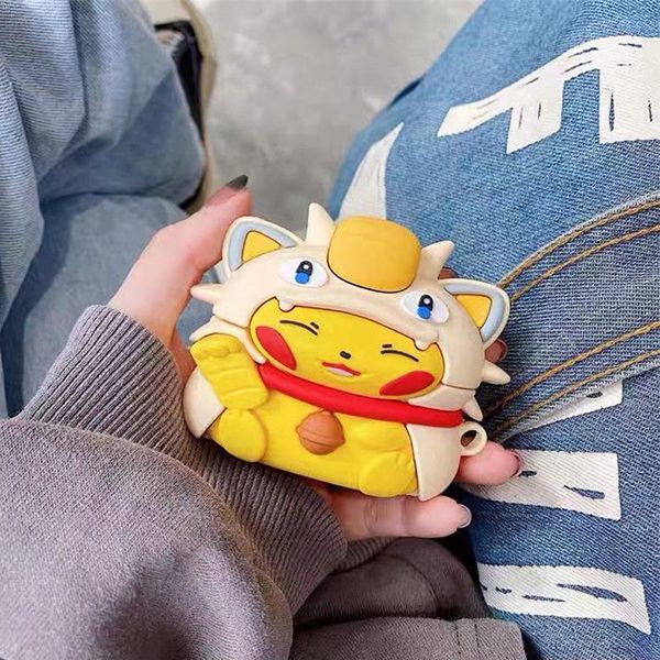Cửa hàng bán Case bảo vệ AirPods hình Pokemon Pikachu Meowth Maneki Neko giá tốt nhất