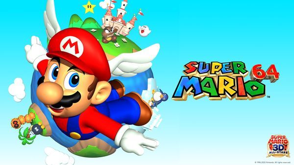 Super Mario 64 game cube kỷ niệm
