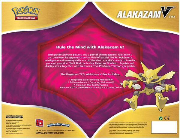 sưu tập bài Pokemon Alakazam V Box