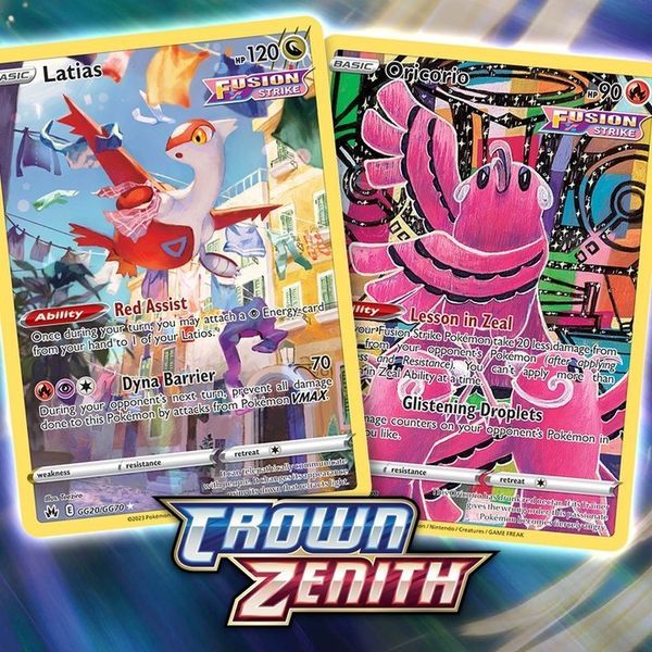 sưu tập bài Pokemon TCG Crown Zenith Booster Pack hiếm