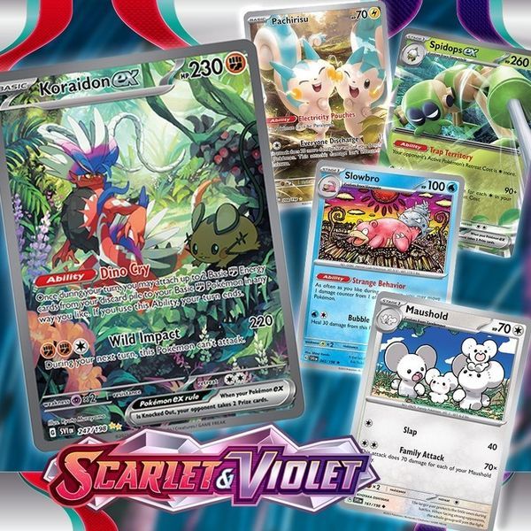 phân biệt thẻ bài Pokemon TCG Scarlet & Violet Elite Trainer Box Koraidon real