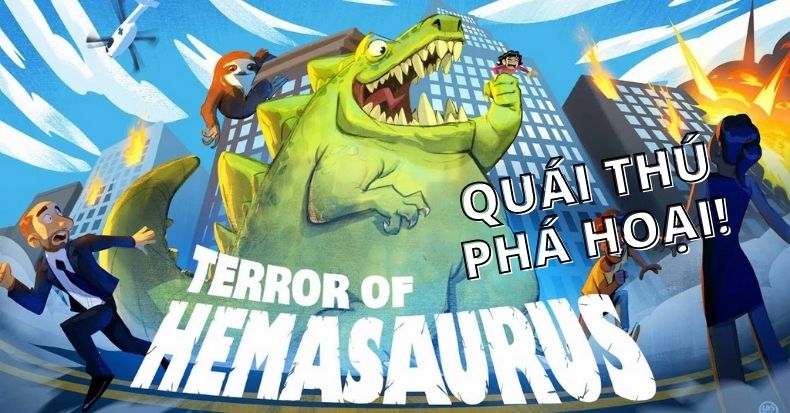 Terror of Hemasaurus - Game phá hoại thành phố với quái thú khổng lồ