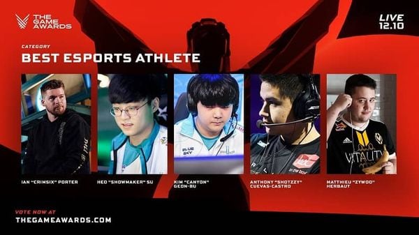 The Game Award 2020 Best eSport Athlete
