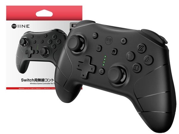 Cửa hàng chuyên bán phụ kiện cho máy chơi game Nintendo Switch OLED giao hàng toàn quốc Tay cầm IINE Pro Controller cho Nintendo Switch - Black L682