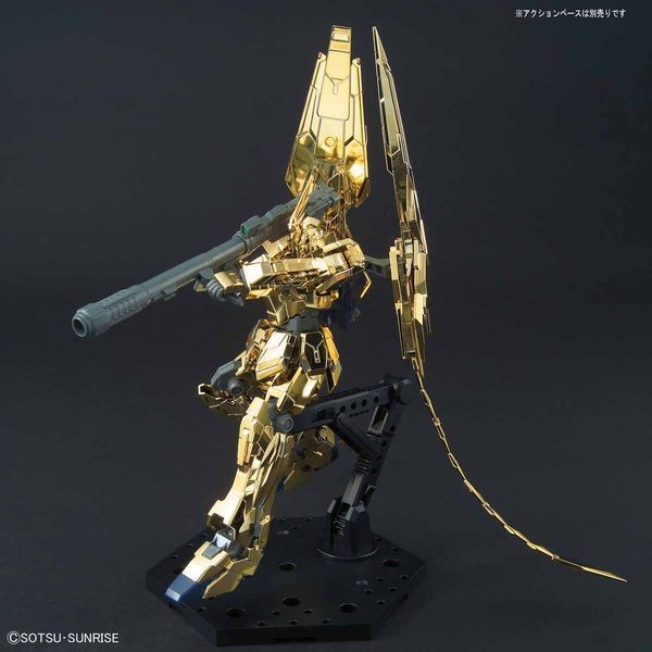 custom robot RX-0 Unicorn Gundam 03 Phenex Unicorn Mode Narrative Ver. Gold Coating HGUC