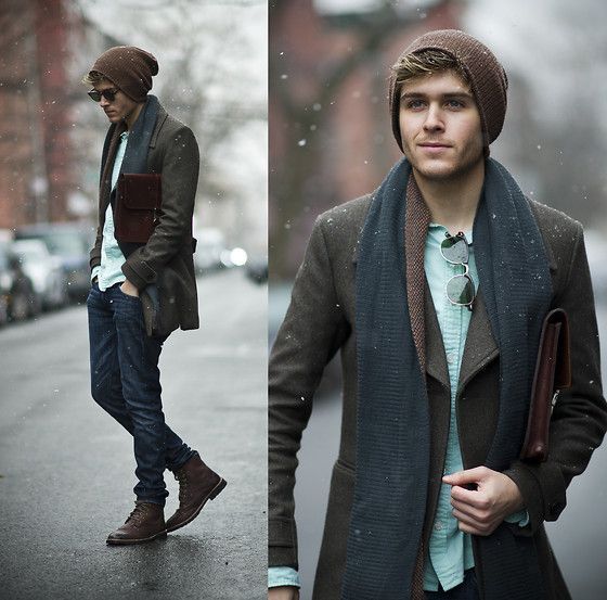 Mix đồ sành điệu, ấm áp với quần jeans nam với áo khoác
