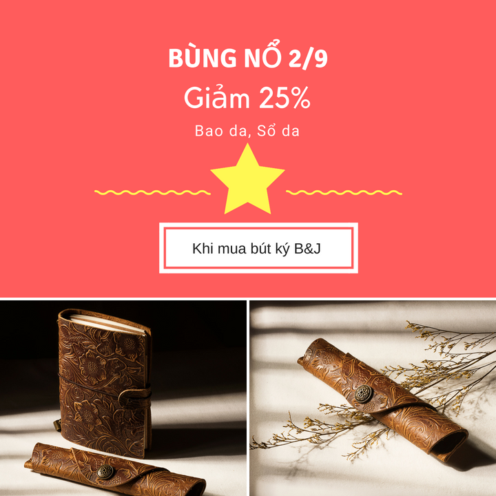 Khuyến mãi - Bùng nổ 2/9 - Đặt bút ngay để nhận ưu đãi lớn !