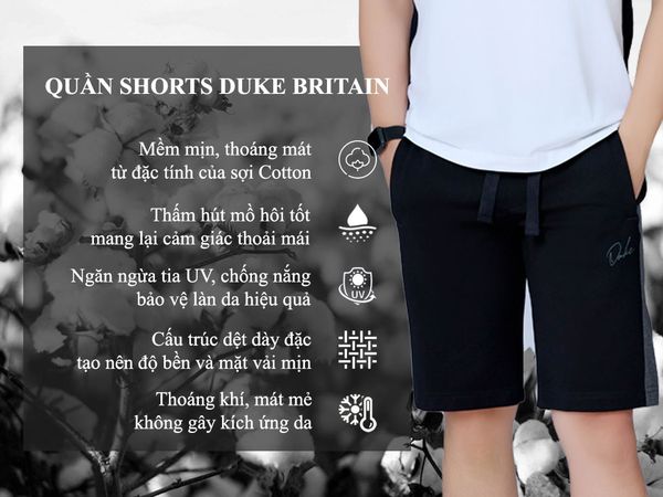 Quần Short Nam Duke Sport