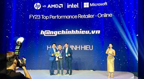 HÀNG CHÍNH HIỆU NHẬN TOP PERFORMANCE RETAIL ONLINE 2024 TỪ HP