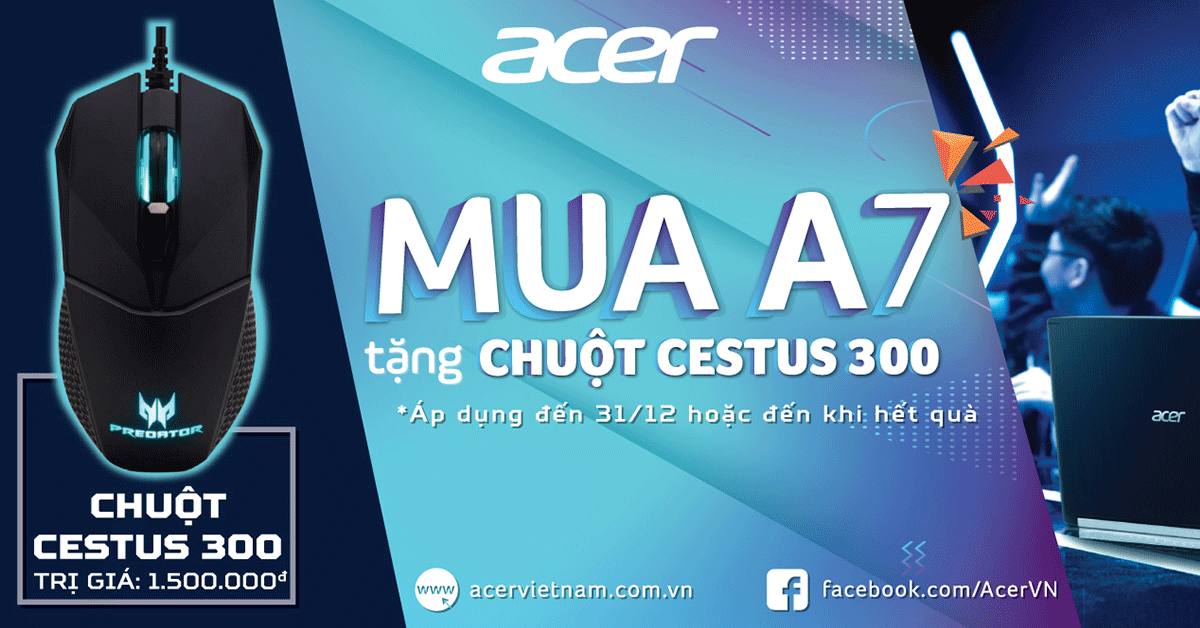 SẮM ACER A7 - NHẬN NGAY CHUỘT XỊN TẠI HANGCHINHHIEU.VN