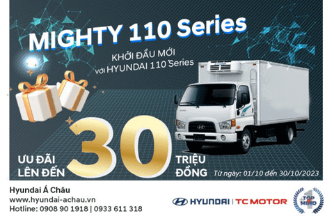 Hyundai Mighty 110 Series - Thêm hàng hóa, thêm lợi nhuận