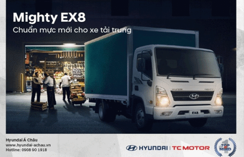 Mighty EX8 - Chuẩn mực mới cho xe tải trung