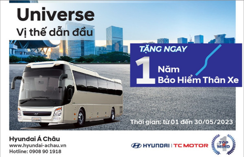 Hyundai Universe - Tưng bừng khuyến mãi đón hè