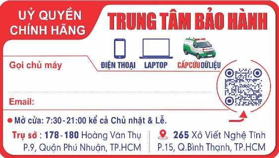 Quy Định Bảo Hành, Sửa chữa Laptop tablet - smartphone