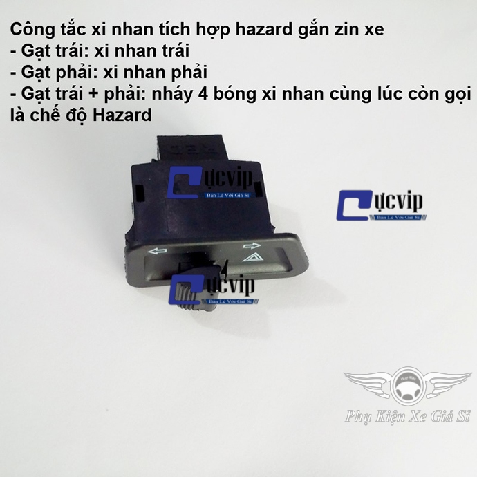 Công Tắc Xi Nhan Tích Hợp Hazard (30mm) Cho Honda Đời 2016 - 2020 MS2854