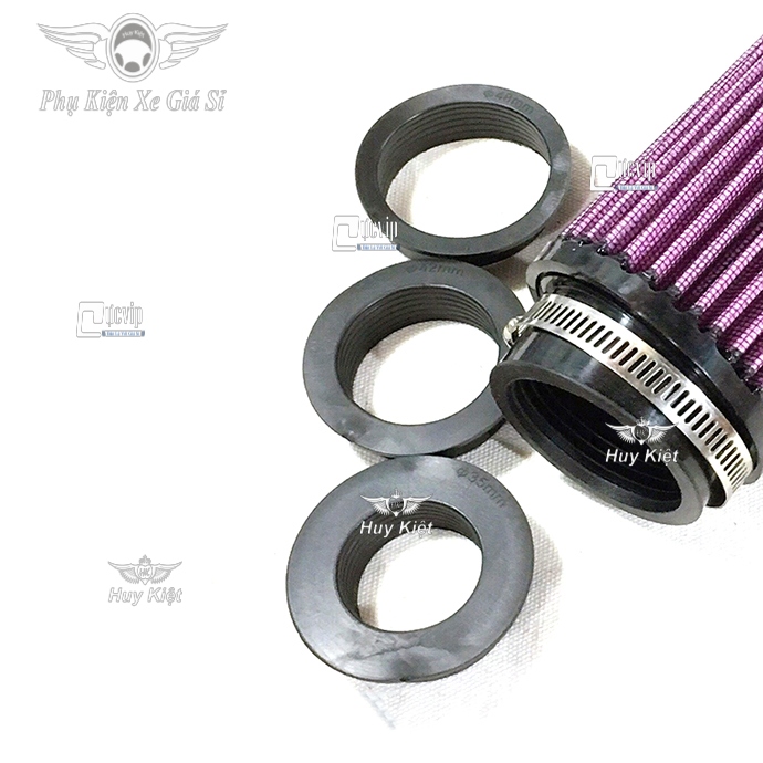 Pô E Tăng Tốc 3 Họng Gắn Sonic-Exciter-Winner-Raider-Satria-Bình Bông Mai MS2188
