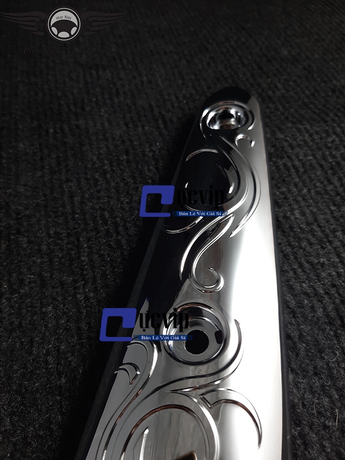 Ốp Cổ Pô Sirius 2017 Xi Inox, Mạ Crom MS2563
