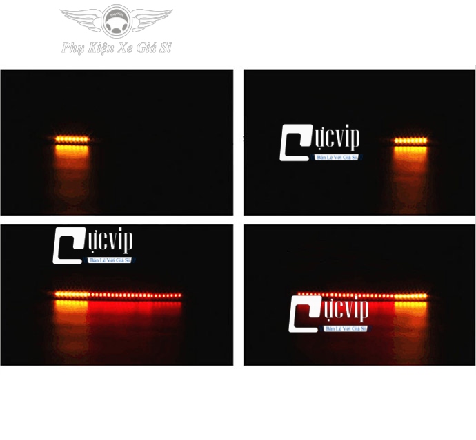Dây Đèn Led Xi Nhan 20cm (48 Led) 12V Chế Độ Mọi Loại Xe MS3122