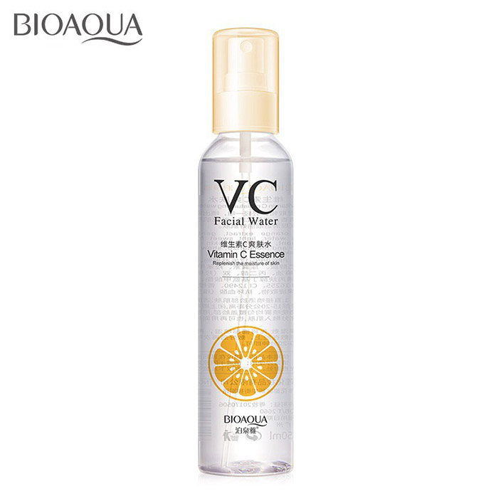 Xịt Khoáng Cam Bioaqua VC Facial Water VitaminC 150ml Cấp Ẩm Làm Trắng Da, Sáng Và Đều Màu Da MS6090