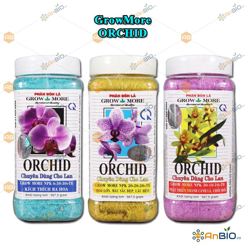 GrowMore Orchid 6-30-30 20-20-20 30-10-10 Hũ 597g