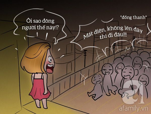 nổi khổ mất điện mùa nắng nóng