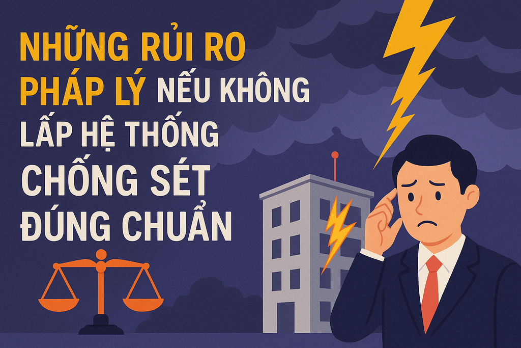 Những rủi ro pháp lý nếu không lắp hệ thống chống sét đúng chuẩn