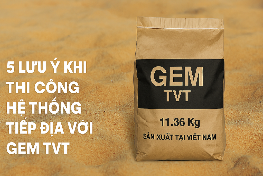 5 lưu ý khi thi công hệ thống tiếp địa với Gem TVT