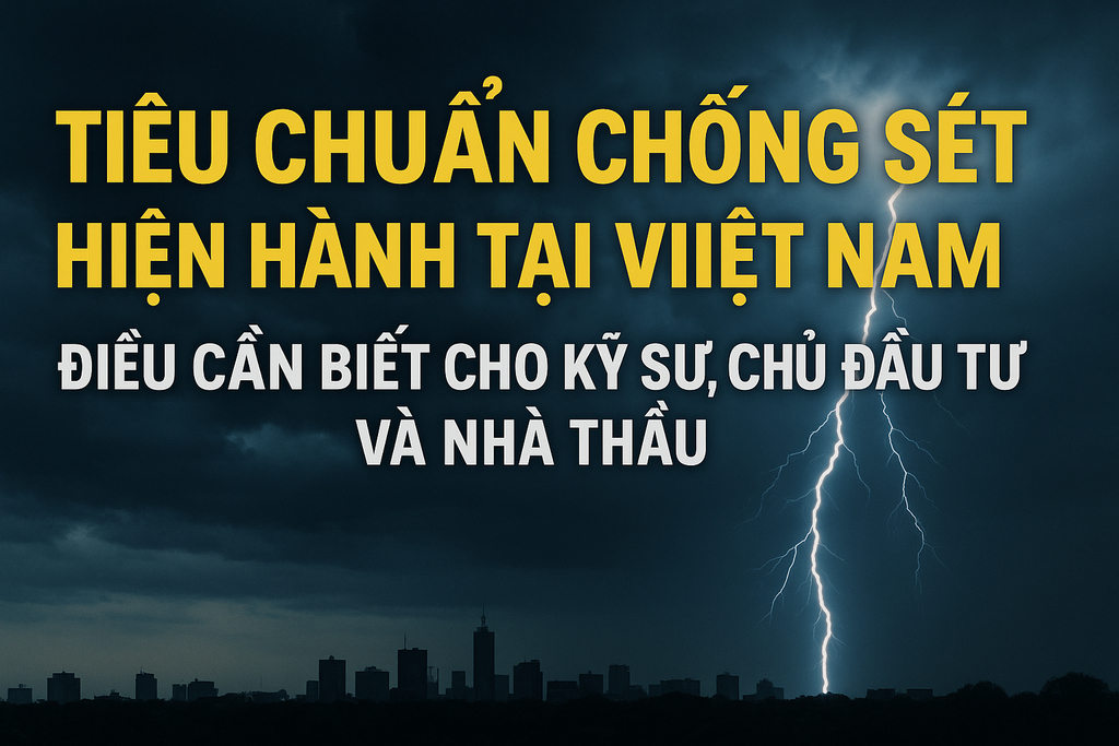 Tiêu chuẩn chống sét hiện hành tại Việt Nam: Điều cần biết cho kỹ sư, chủ đầu tư và nhà thầu