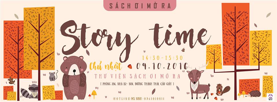 Story time cùng Sách ơi mở ra