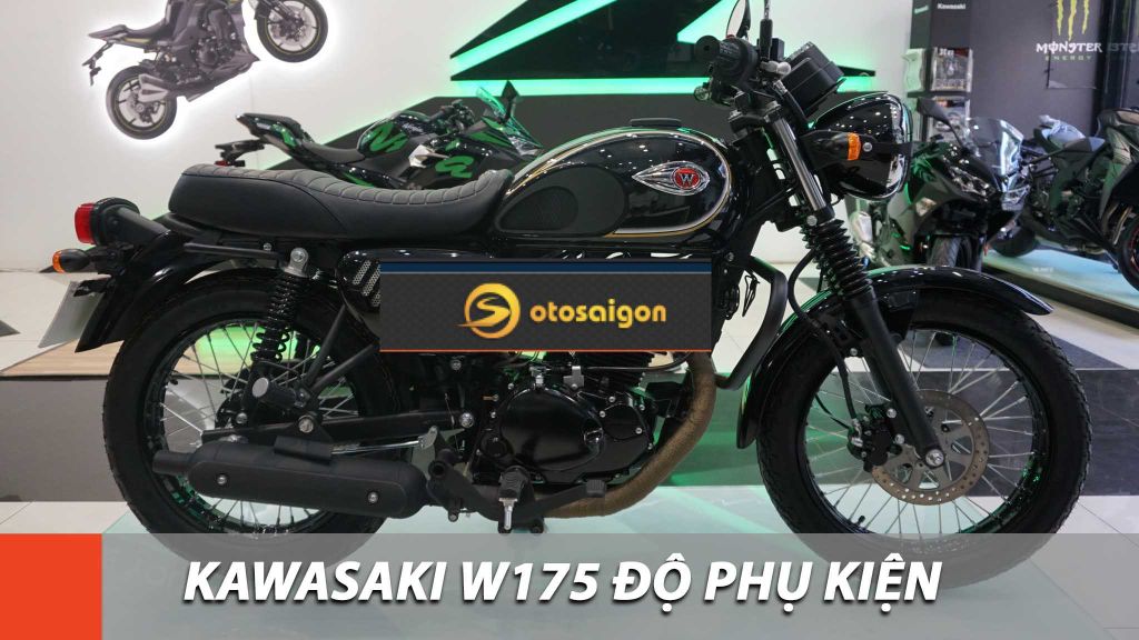 Otosaigon - Motorrock giới thiệu 7 phụ kiện custom cho W175 giá 3 triệu, Ninja400 có tem mới giá không đổi