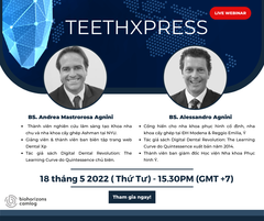 Hội thảo trực tuyến TeethXpress - Thảo luận về phẫu thuật cấy ghép và phục hồi