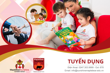 SUNSHINE MAPLE BEAR TUYỂN DỤNG TẠI HÀ NỘI