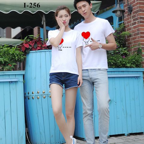 Các mẫu áo thun cặp đẹp 2019 13 Áo thun cặp 2019