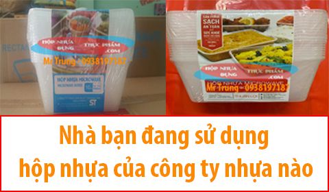 Gia đình bạn đang sử dụng hộp nhựa của công ty nhựa nào?