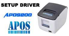 Hướng dẫn cài đặt driver máy in APOS 200