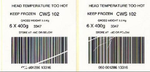 In tem mã vạch TSC TE200 bị mờ. Nguyên nhân và cách khắc phục