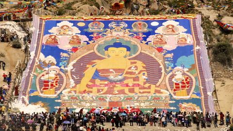 Nghệ thuật Thangka độc đáo của người Tây Tạng