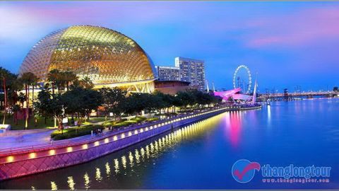 Esplanade, nhà hát bên vịnh Marina, Singapore