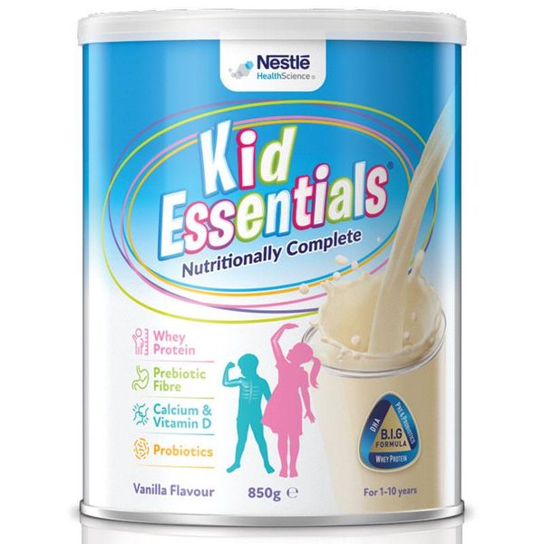 Sữa Kid Essentials Úc 800g vị Vani cho trẻ biếng ăn từ 1-10 tuổi mẫu mới nhất