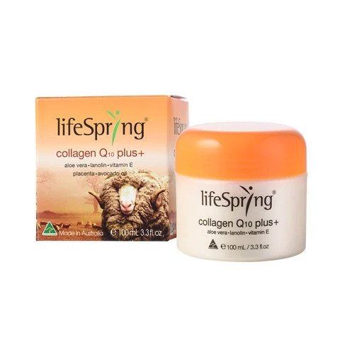 Kem dưỡng ẩm chống lão hóa  LifeSpring Collagen Q10 Plus 100ml của Úc mẫu cũ