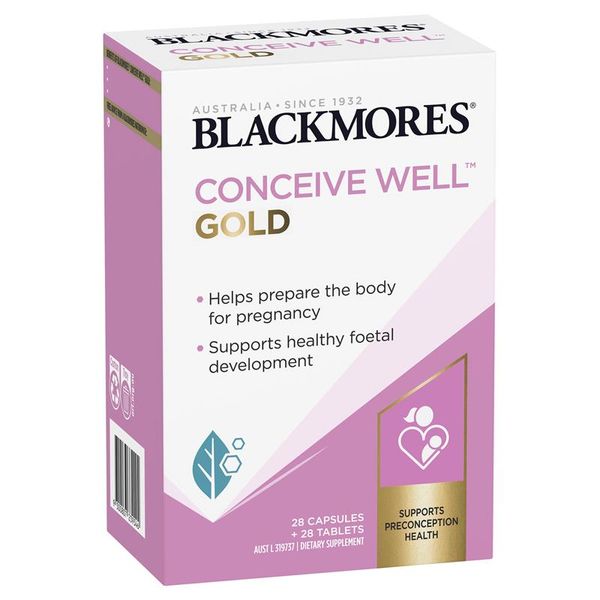 Blackmores tăng khả năng thụ thai Conceive Well Gold 56 viên Úc (mẫu mới nhất)