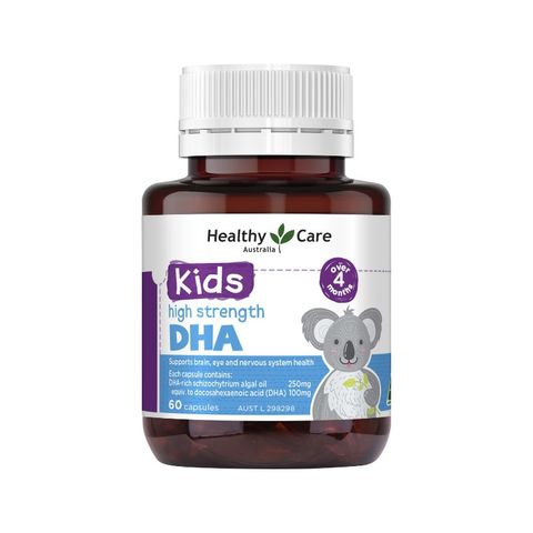 DHA Healthy Care 60 viên – Kids High Strength DHA mẫu mới nhất 2022