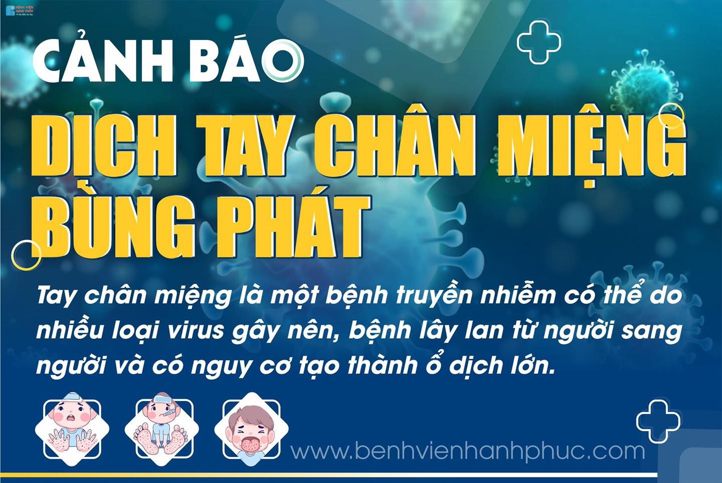 BỆNH TAY CHÂN MIỆNG ĐANG VÀO MÙA
