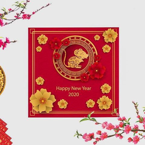 Tốp 10 mẫu thiệp chúc mừng năm mới đẹp nhất 2020 Tốp 10 mẫu thiệp chúc mừng năm mới đẹp nhất 2020