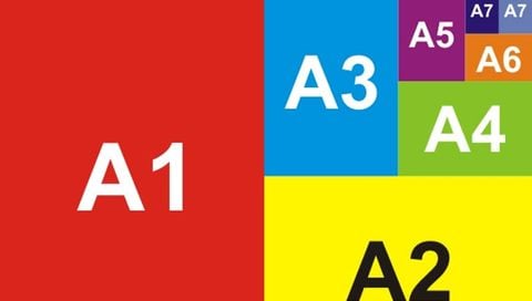 Kích thước A4, A5, A6, A7, A8 và A0, A1, A2, A3 chuẩn là bao nhiêu cm, inches Kích thước A4, A5, A6, A7, A8 và A0, A1, A2, A3 chuẩn là bao nhiêu cm, inches