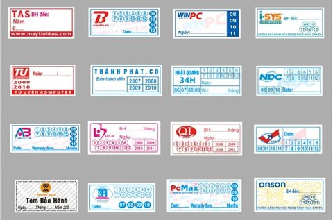 3 Mẫu tem bảo hành đẹp phổ biến hiện nay 3 Mẫu tem bảo hành đẹp phổ biến hiện nay