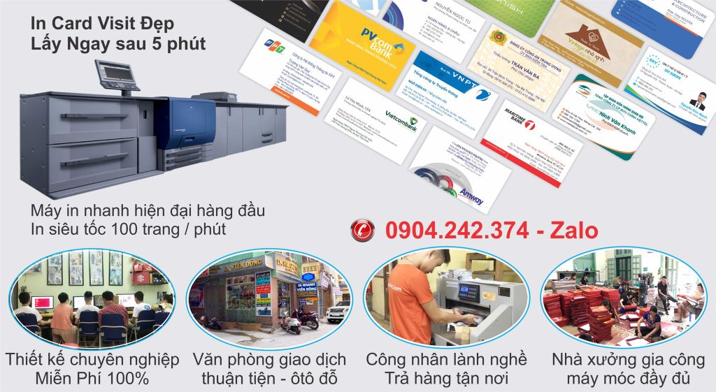 In Card Visit Lấy Ngay